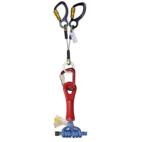 Super Anchor Safety Deluxe 2-D Lanyard Kit with No. 6515-C 2-D Lanyard with Captive Carabiners 6515-DLX - main